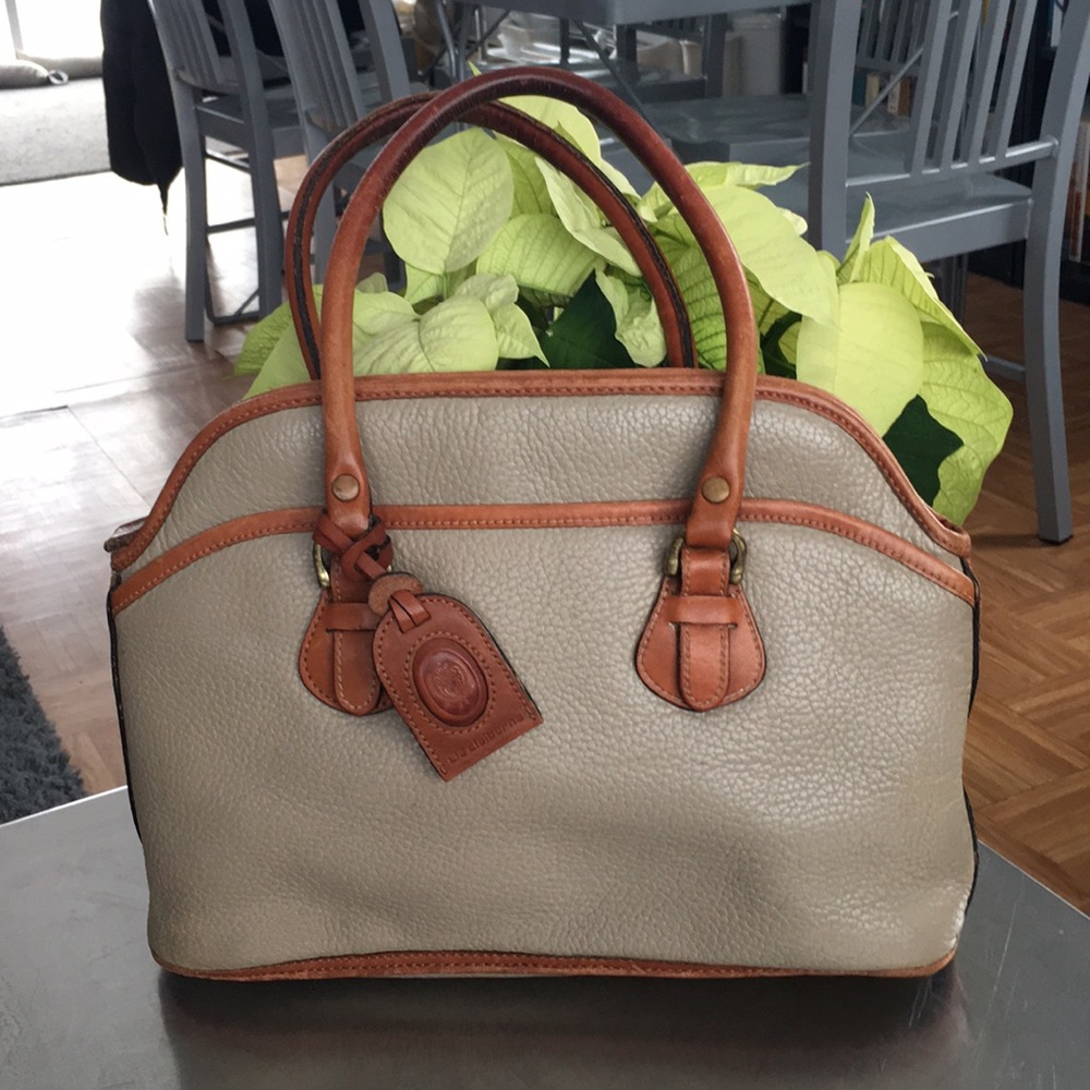 Liz Claiborne/ Vintage/ Pebbled Leather/ Satchel/